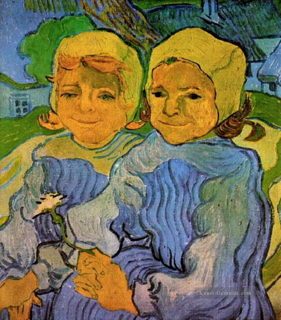 Zwei kleine Mädchen Vincent van Gogh Ölgemälde